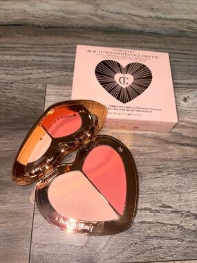 PEACH PILLOWTALK CHARLOTTE TILSBURY HEART SHAPE BLUSH
